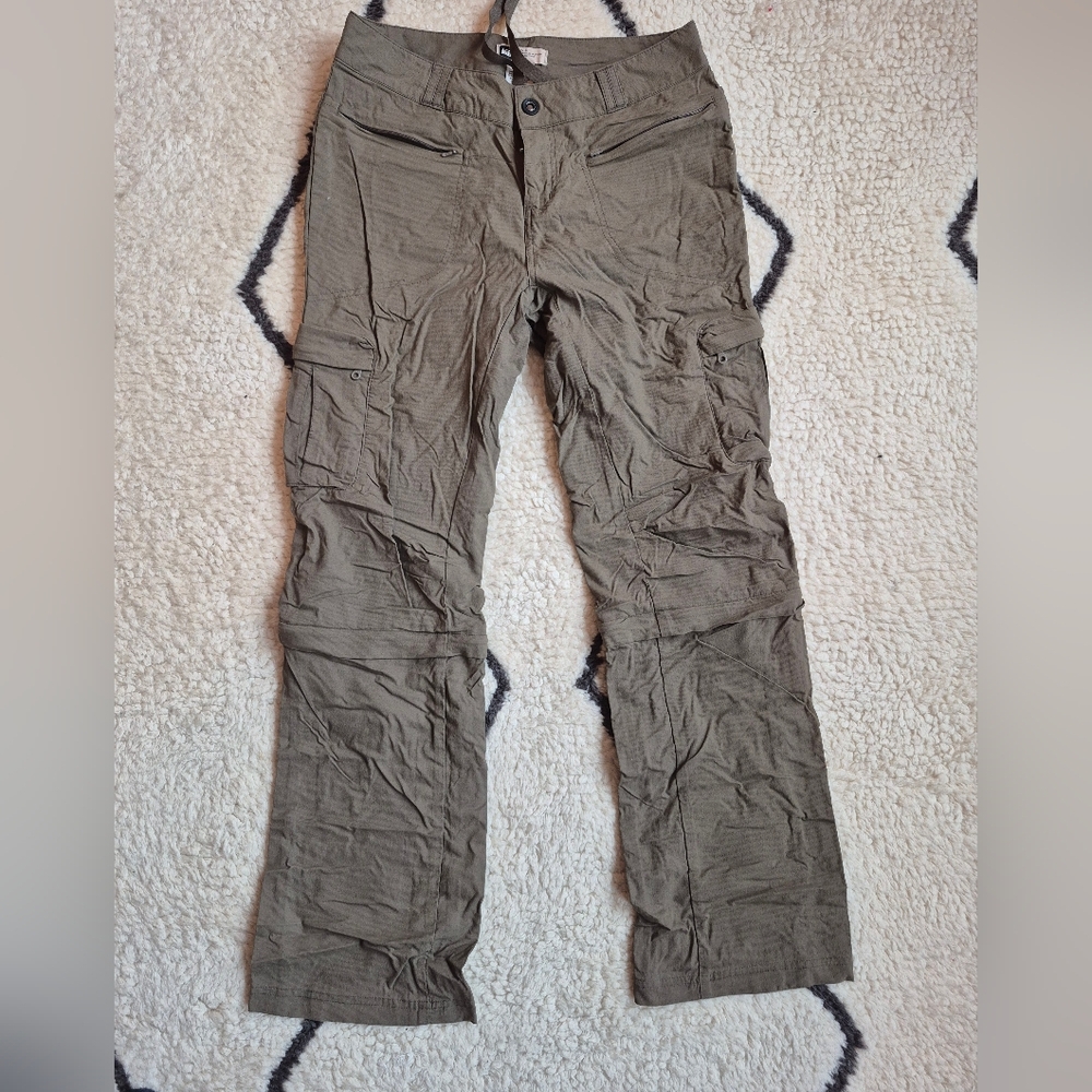 REI Olive Utility Flare Cargo Pants